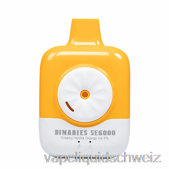 Horizon Binaries SE6000 Einweg-Creme-Vanille-Orange-Eis-Vape Ohne Nikotin